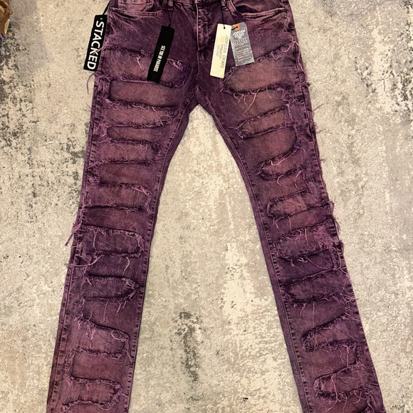 Jordan Craig | MARTIN STACKED - PYTHON DENIM - Picture 6 of 7